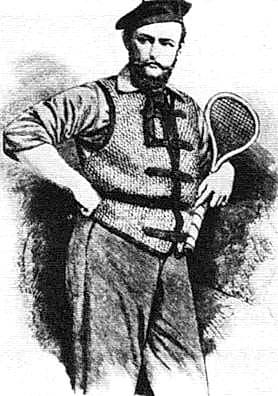 Изобретатель сферистики англичанин Уолтер Клоптон Уингфилд (1833 - 1912). Сферистика Уингфилда и стала прародителем современного тенниса.